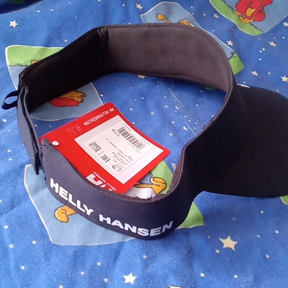 New!! Helly Hansen Visor Golf Hat Dark Navy Blue Baseball Cap - Picture 4 of 9